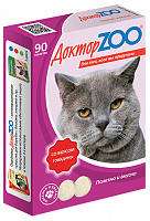 Доктор Zoo для кошек со вкусом говядины, 90 таблеток